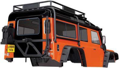 Actual product image Traxxas TRX-4 body Land Rover Defender adventure orange