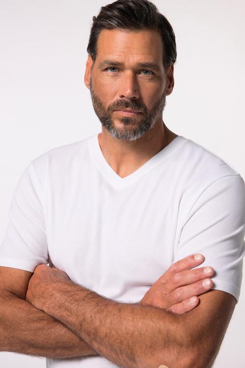 Produktbild JP1880 JP 1880 Unterhemd, Ärmel, Rippjersey, V-Ausschnitt (4XL)