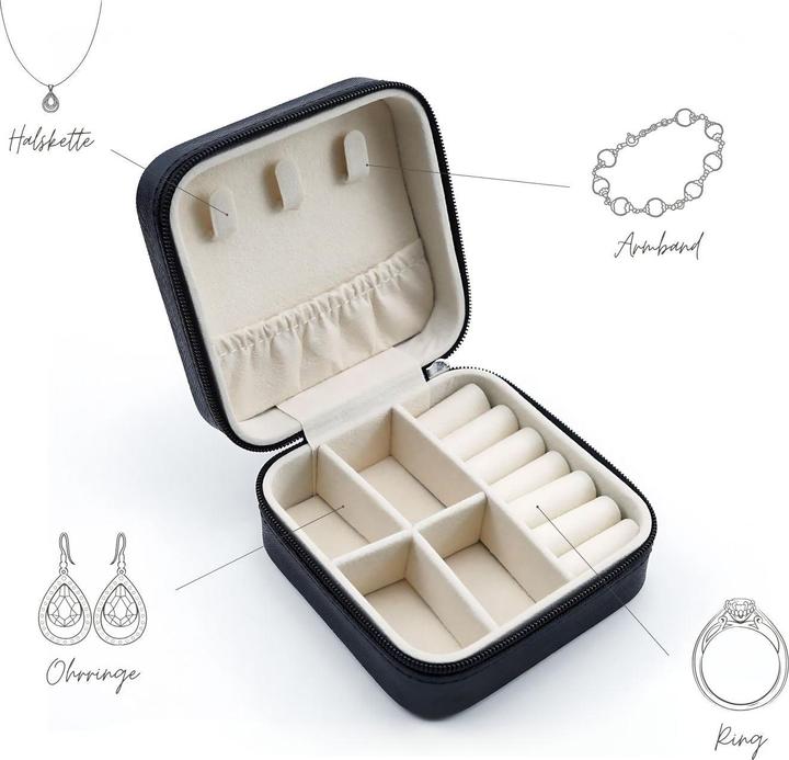 Produktbild Hermex Reise-Schmuckkästchen