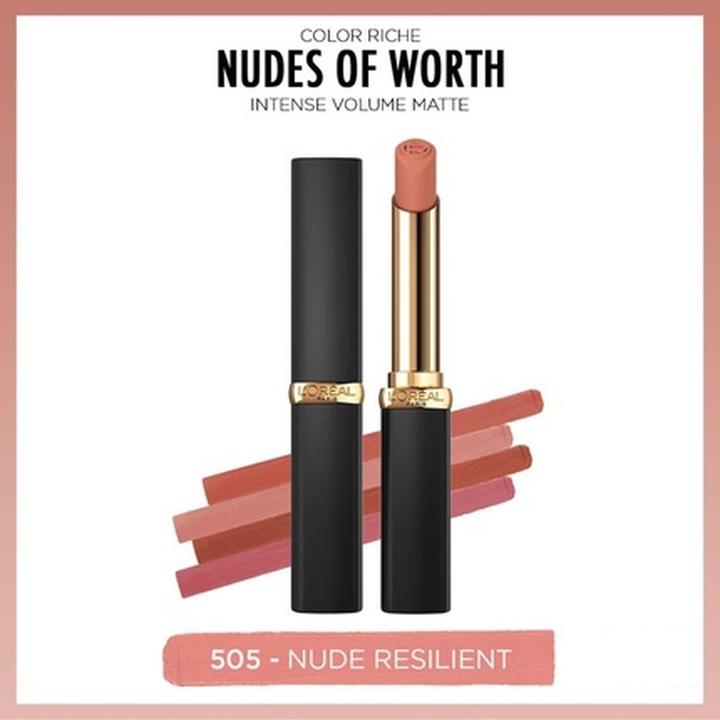Image du produit L'Oréal Paris Color Riche Intense Volume Mat Nudes of Worth (505 Le Nude Resilie)
