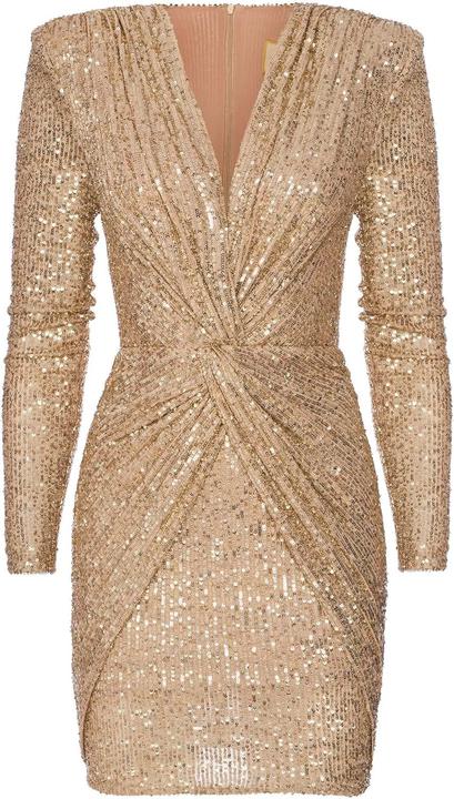 Produktbild Swing Fashion Paillettenjurk mit auffälliger Vorderseite und glitzernden Details (XS)