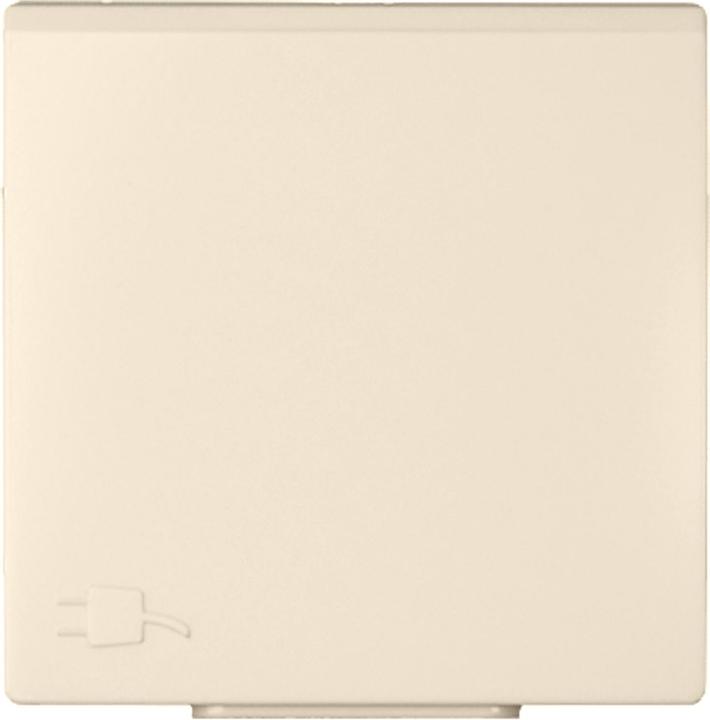 Produktbild Schneider Electric Zentralpl für Steckdose mit Klappdeckel 263144