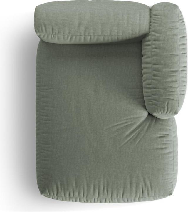 Image du produit Micadoni Chaise longue modulable droite, "Martina", 1 Place, 176x123x75 Fabriqué en Europe (Recamière)