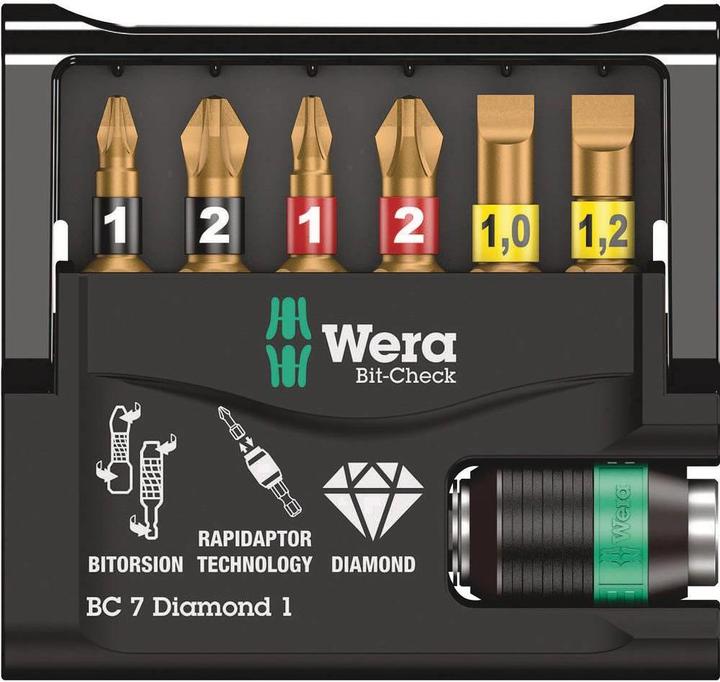 Productafbeelding Wera BitCheck Diamant SB (Kruis Pozidriv PZ)