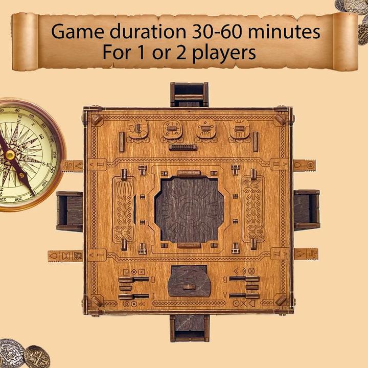 Produktbild WoodenCity WOODEN CITY 3D Wooden Puzzle – Escape room – Maya Pyramid