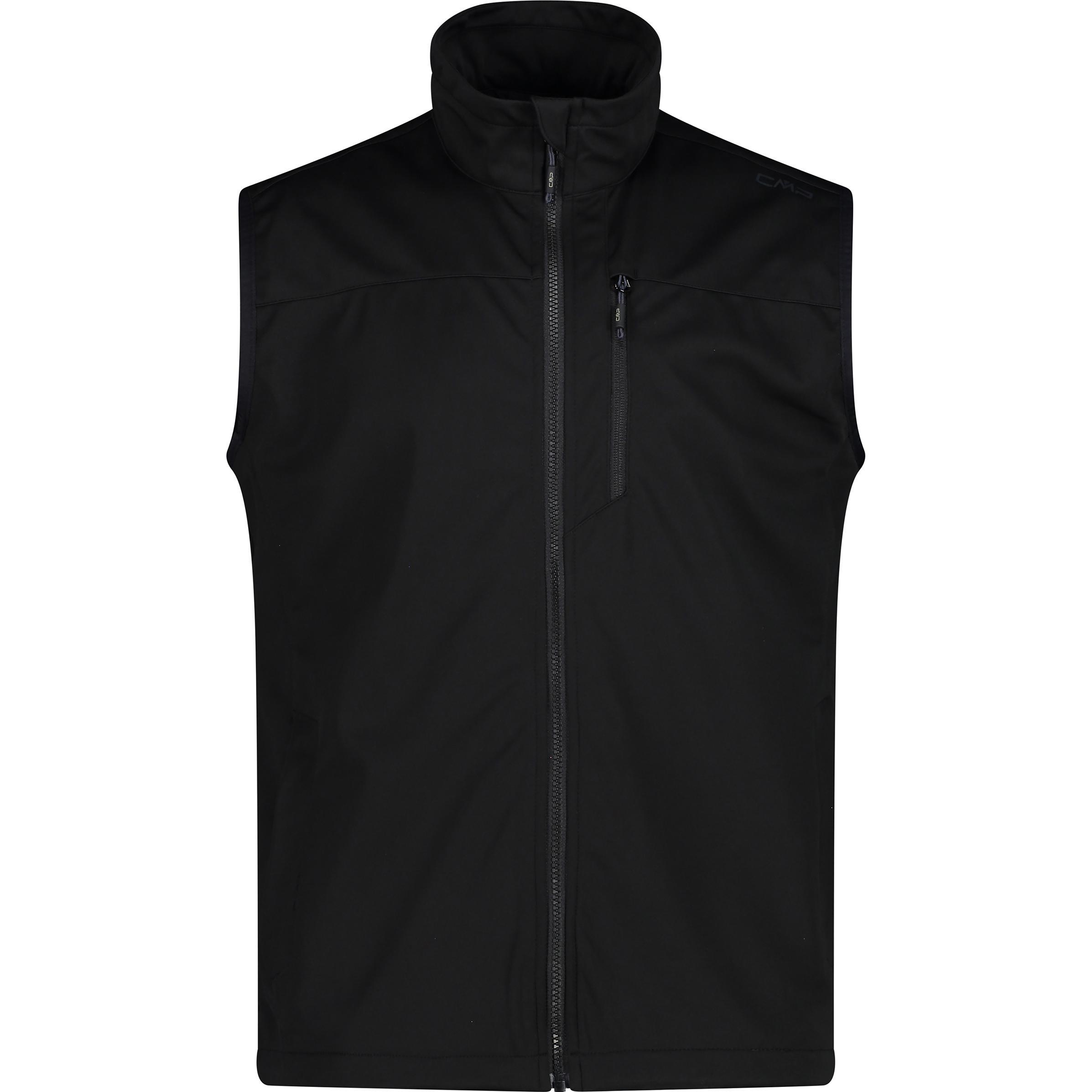 CMP Campagnolo, Herren, Weste, Softshell Weste, Schwarz, (48, M)