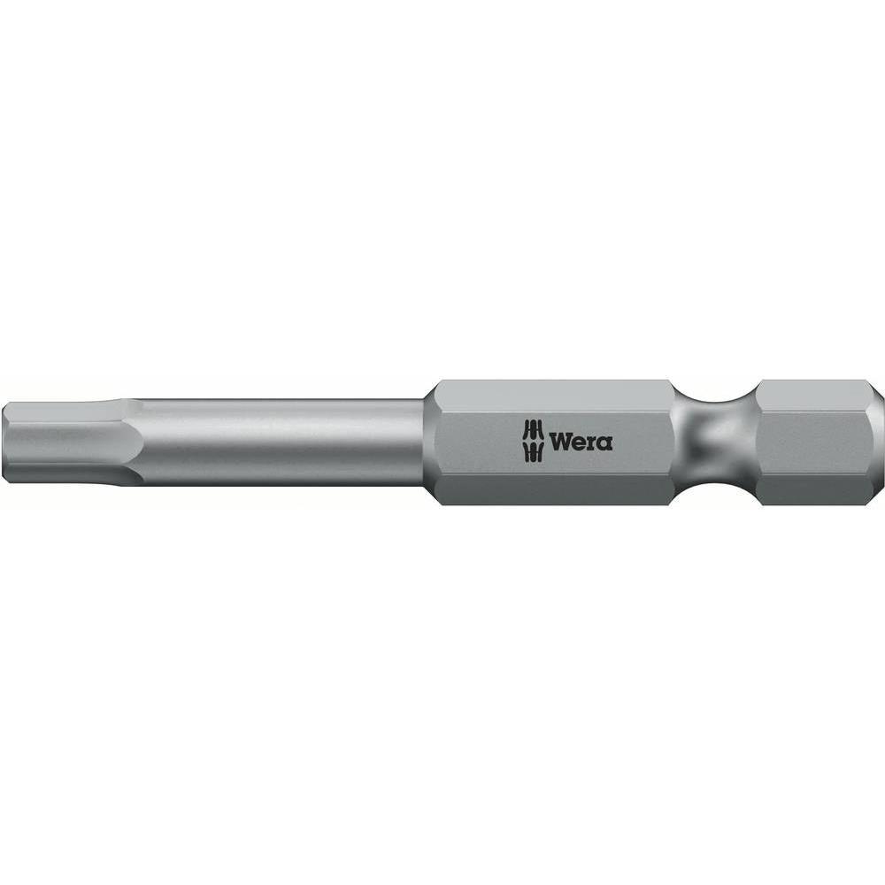 Wera, Bits, 840/4 Z Hex-Plus 3/16" x 50 mm (6 mm)