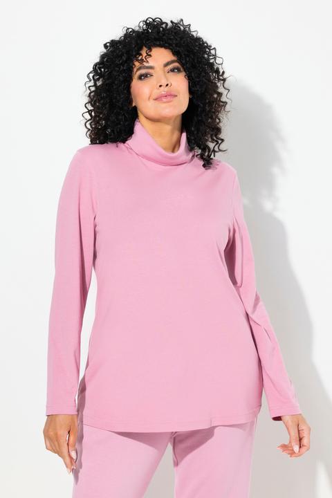 Produktbild Ulla Popken Shirt, Rollkragen, Slim, Langarm (54)