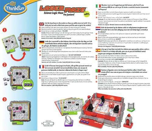 Image du produit Thinkfun Laser Maze Junior (Italien, Anglais, Allemand, Français)