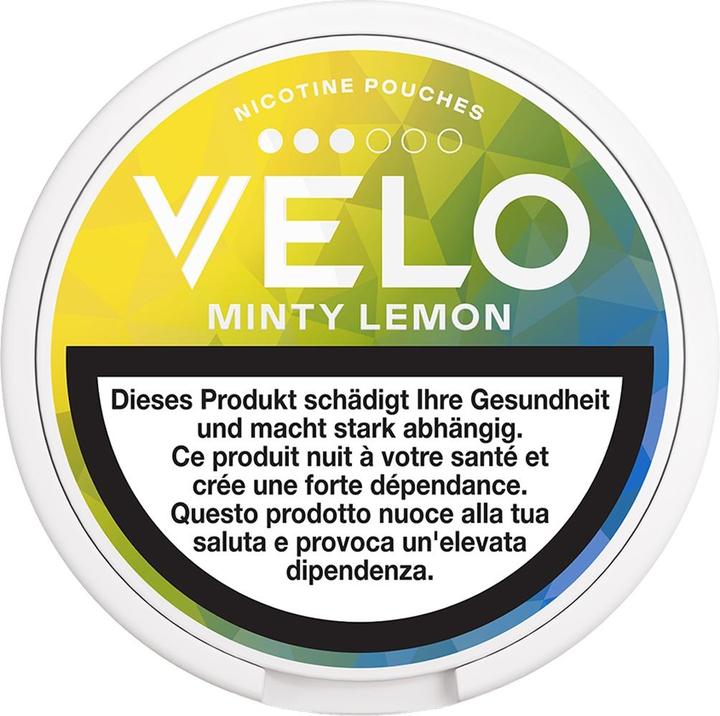 Produktbild Velo Minty Lemon (Nicotine Pouches, 8 mg)