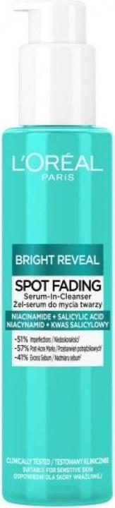 Actual product image L'Oréal Paris L'Oreal Bright Reveal Face Wash Gel-Serum 150ml (Cleansing gel, 150 ml)