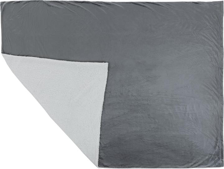 Cocon Housse de couette Sherpa 160 x 210 cm, Gris (Housse de couette, 160 x 210 cm)