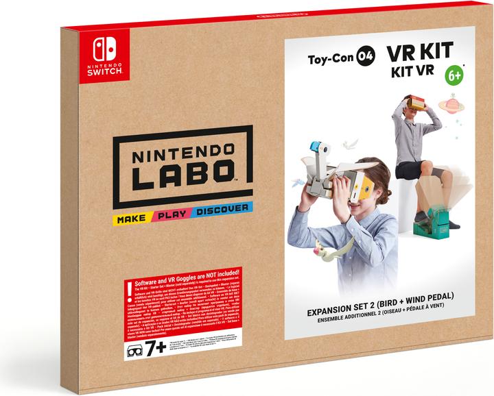 Image du produit Nintendo Labo : Toy-Con 04 : Pack d'extension 2 (oiseau + pédale de vent) (Switch, Multilingue)