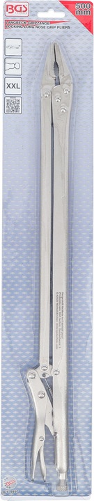 Actual product image BGS Locking Long Nose Grip Pliers 500 mm (500 mm)
