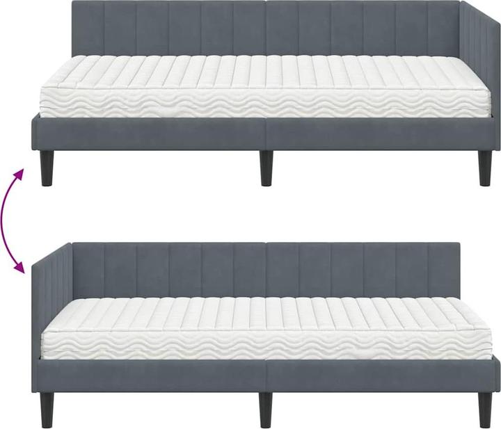 Actual product image vidaXL Eckbettgestell