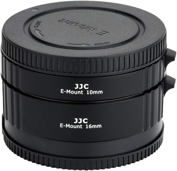 Actual product image JJC Set macro extension ring 10/16mm for Sony E-mount (Macro intermediate ring)