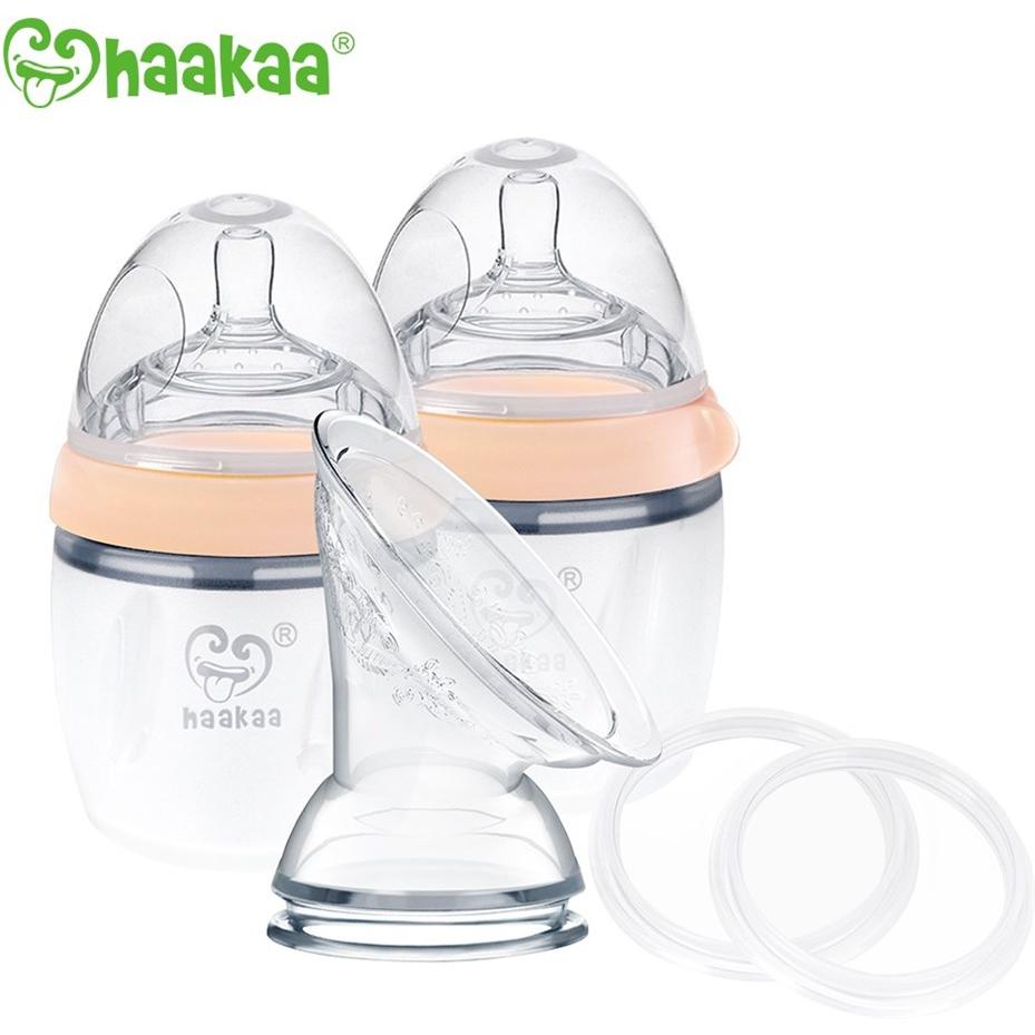 Haakaa, Milchpumpe, Generation 3 Pumpe und Schoppen Set