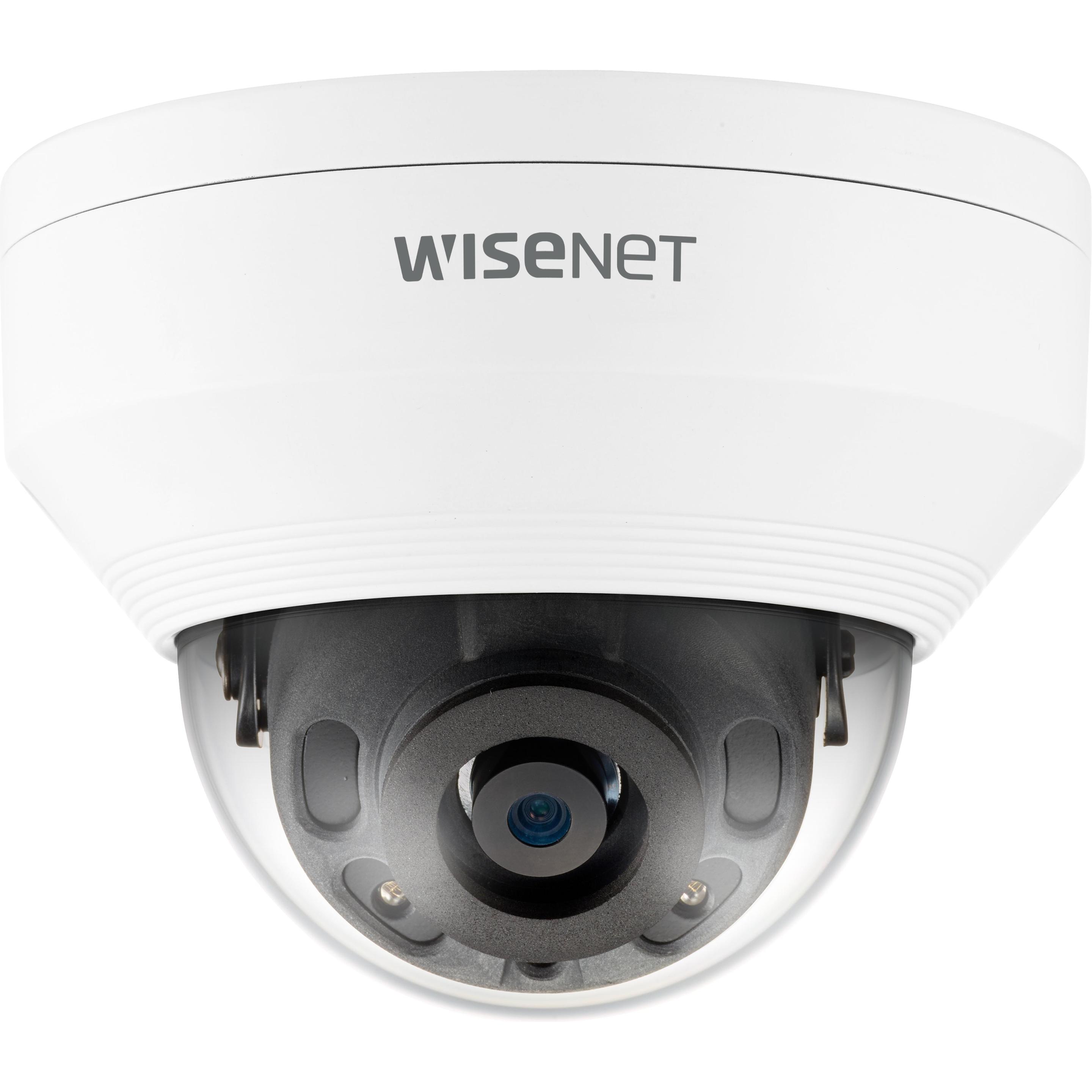 Hanwha Bianco Telecamera A Cupola Qnv-8020R Fuori. 5Mp Poe Ir Ik10 (2592 X 1944 Pixel), Telecamera Di Rete,