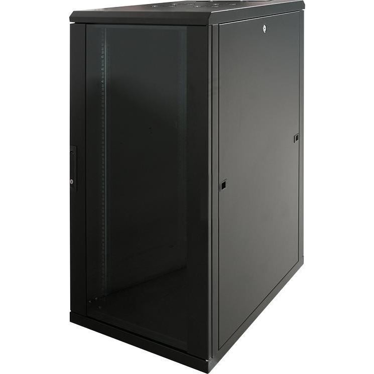 Thumbnail - LogiLink Netzwerk Standschrank, 22HE (22 HE, 19 Zoll Rack), Serverschrank, Schwarz