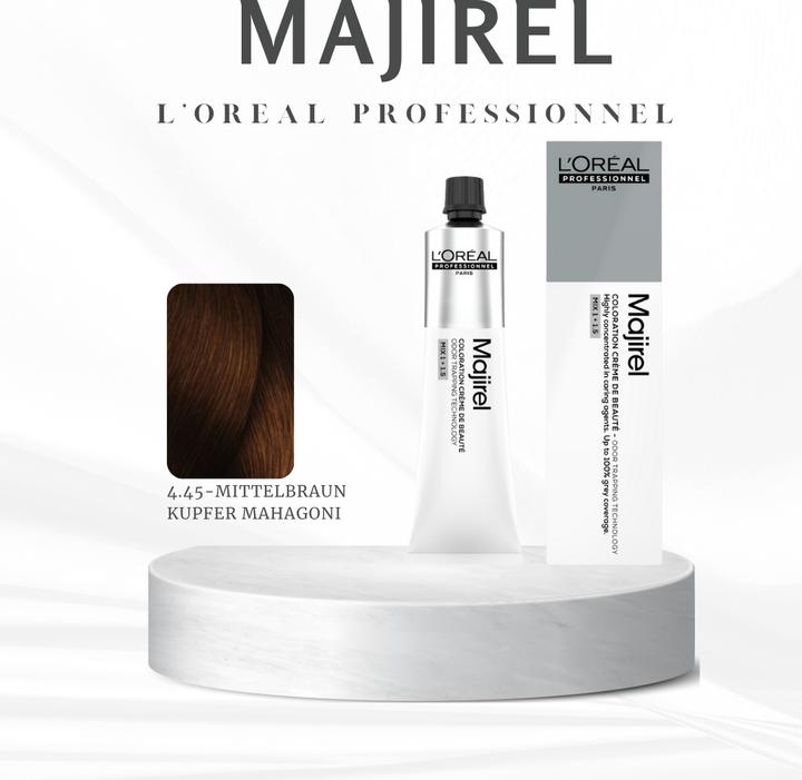 Produktbild L'Oréal Professionnel Majir Cop 4.45 60ml (4.45 mittelbraun kupfer mahagoni)