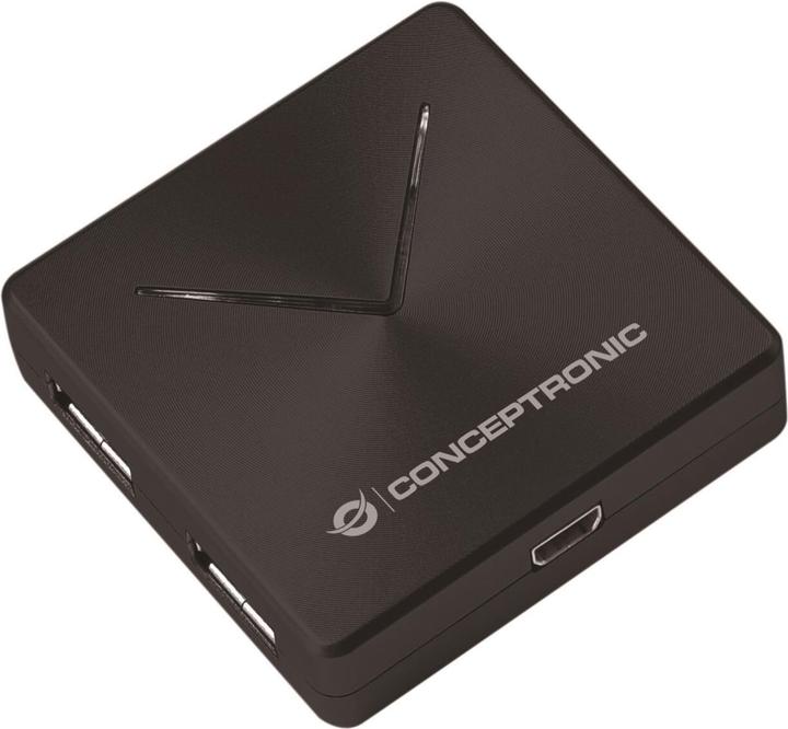 Productafbeelding Conceptronic USB-hub 4-poorts USB3.0 (Mini USB, 4 ports)