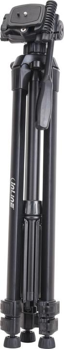 Immagine prodotto InLine Treppiede per fotocamere e videocamere digitali, alluminio, nero, altezza massima 1,73m (Metallo)