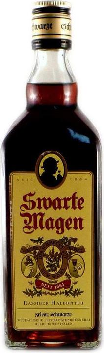 Schwarze und Schlichte Rassiger Halbbitter Digestif (32 %, Deutschland, 1 x 70 cl, Bitter)