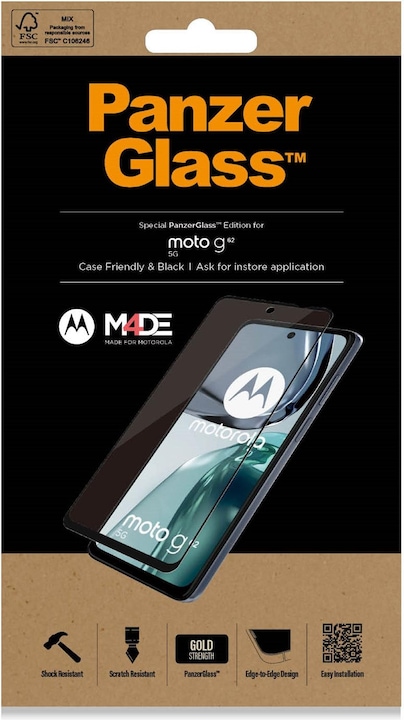 Produktbild PanzerGlass Edge-to-Edge (1 Stück, Motorola Edge 30)