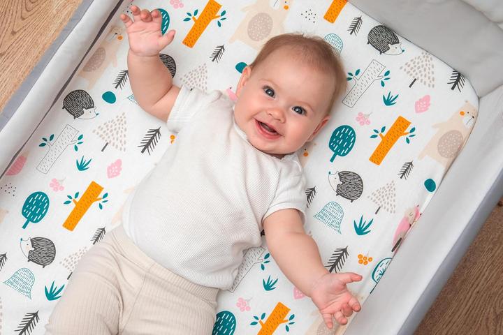 Image du produit ‎Lovely Hippo Spannbettlaken (83 x 50 cm)