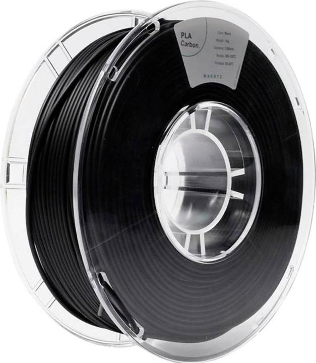 Actual product image Maertz PMMA-1023-002 PMMA-1023-002 Filament PLA Carbon heat resistant, high stiffness (Carbon, 2.85 mm, 1000 g, Black)