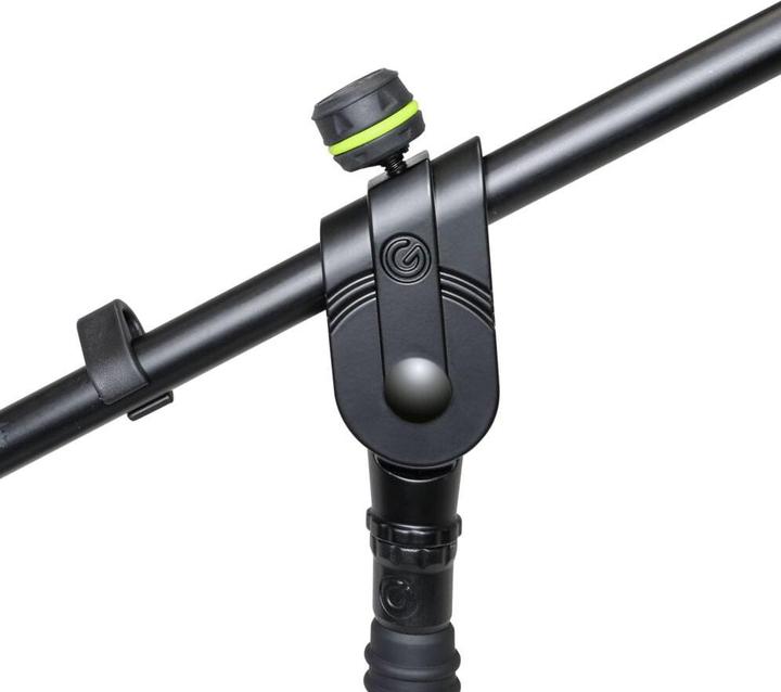 Produktbild Gravity MS 4222 B - Mikrofonständer Kurz mit Dreibein-Klappfuss und 2-Punkt Ausziehgalgen, Schwarz