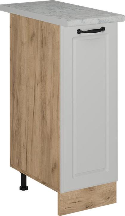 Goldkraft Eiche, Marble-Weiss, Weiss, Weiss Landhaus