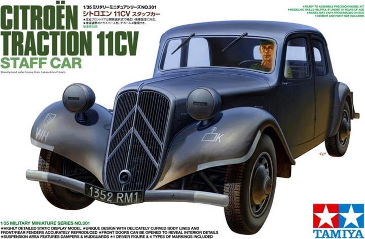 Actual product image Tamiya Citroen Traction 11CV Staff Car