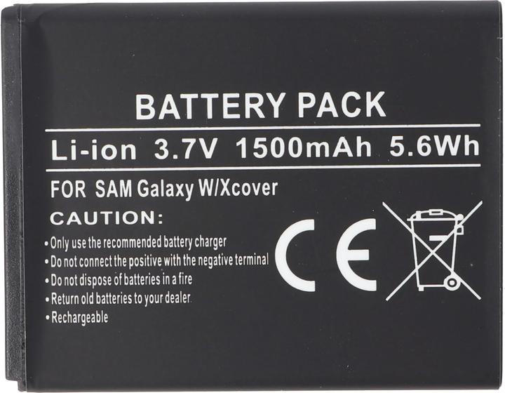 Actual product image Samsung Battery Galaxy W I8150, Xcover S5690