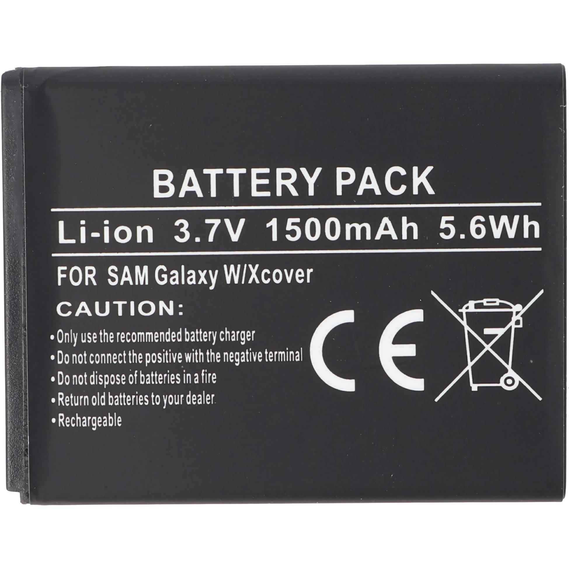 Samsung Akku Galaxy W I8150, Xcover S5690, Smartphone Akku