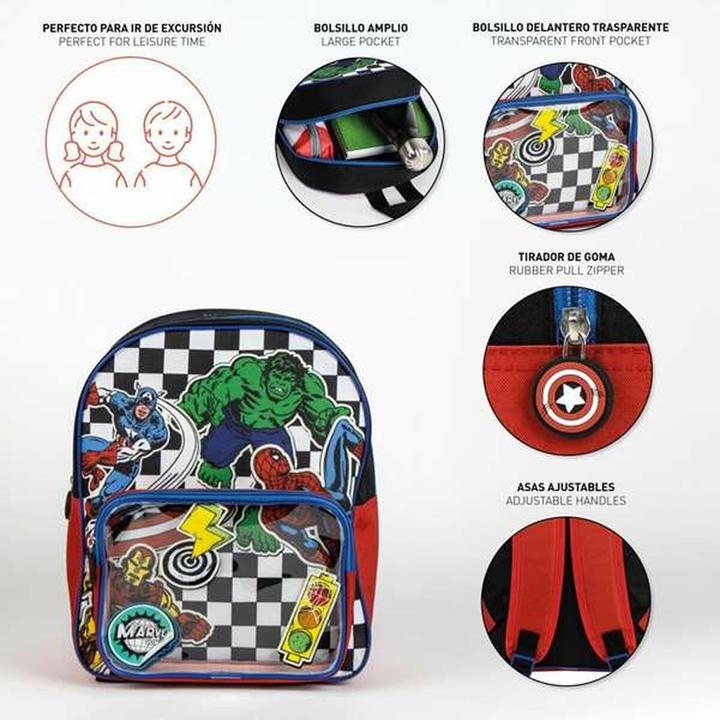 Produktbild The Avengers Schulrucksack Schwarz