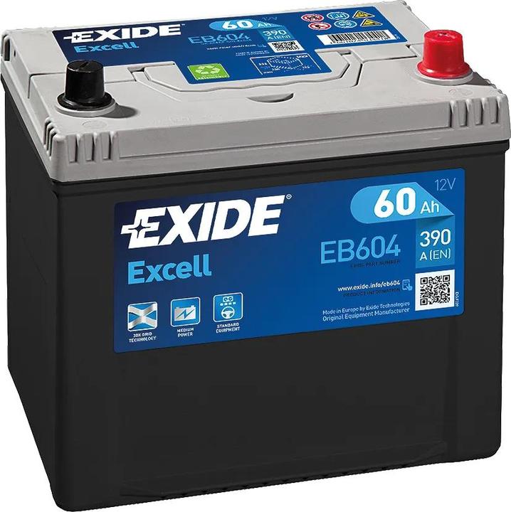 Produktbild Exide Eb604 (12 V, 60 Ah, 480 A)