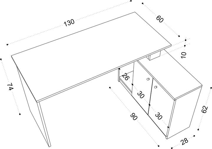 Produktbild Kalune Design Pierre (130 x 105 x 74 cm)