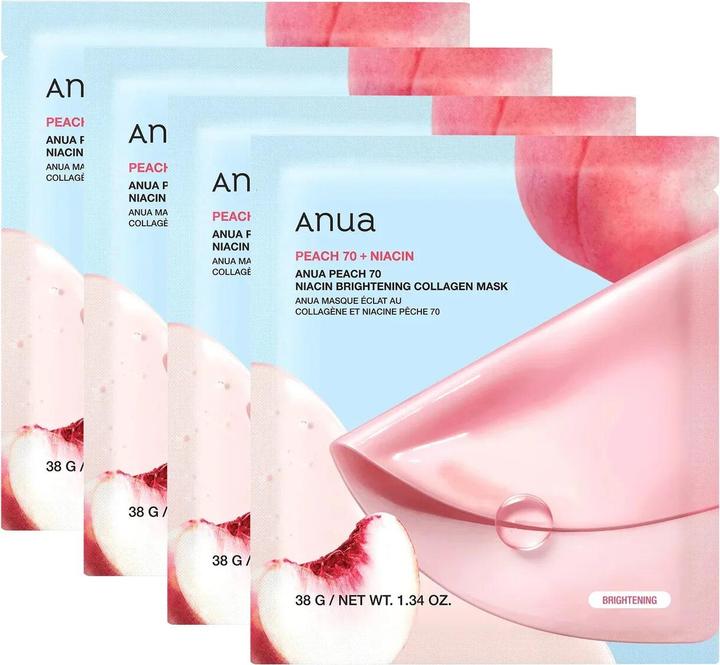 Actual product image Anua Peach 70 Niacin Brightening Collagen Mask (38 g)