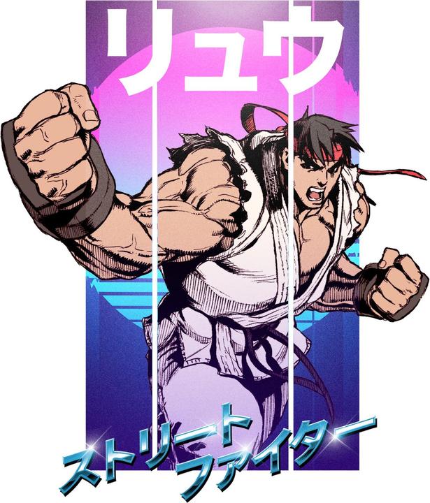 Produktbild Street Fighter Future 80s TShirt (L)