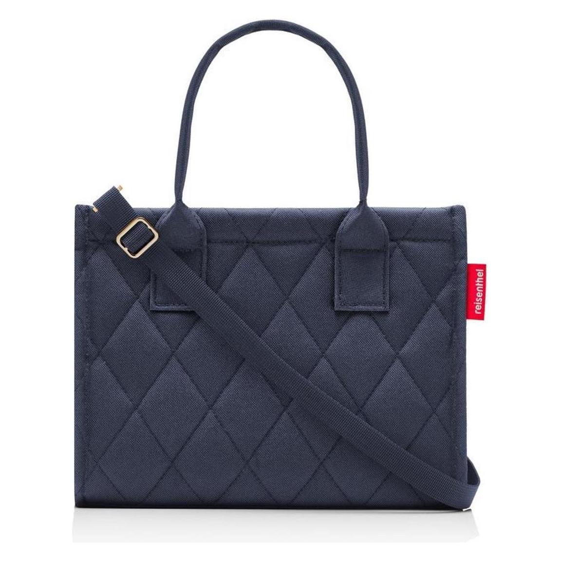 Reisenthel, Unisex, Tasche, Daily Shopper Xs Rhombus Midnight Gold, Gold, Blau