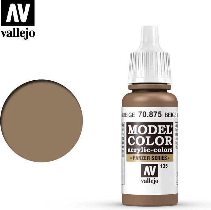 Vallejo Couleur du modèle - Beige Brown (70.875)