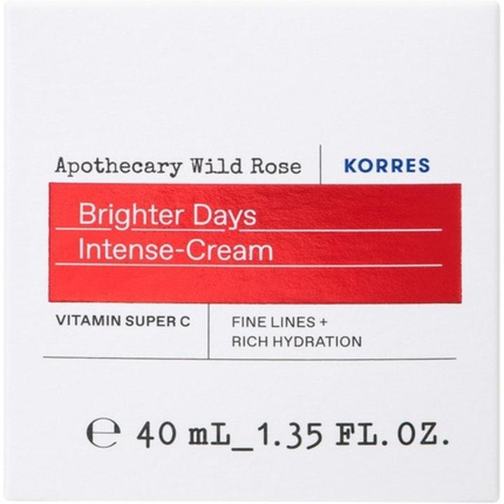 Actual product image Korres Apothecary Wild Rose Intensive Moisturizing Cream for Radiant Complexion (40 ml, Day cream)