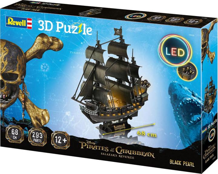 Immagine prodotto Revell 3D Puzzle perla nera LED (293 pezzi)