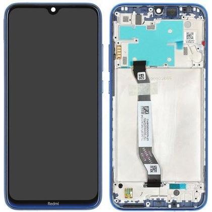 Thumbnail - Faro + Touch+ Frame für Xiaomi Redmi Note 8 - neptune blue 5600030C3J00 (Display), Mobilgerät Ersatzteile, Blau