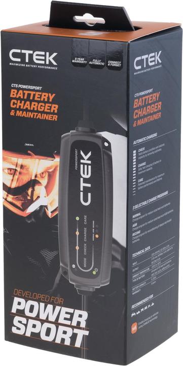 Actual product image Ctek CT5 Powersport (12V, 2.30 A)
