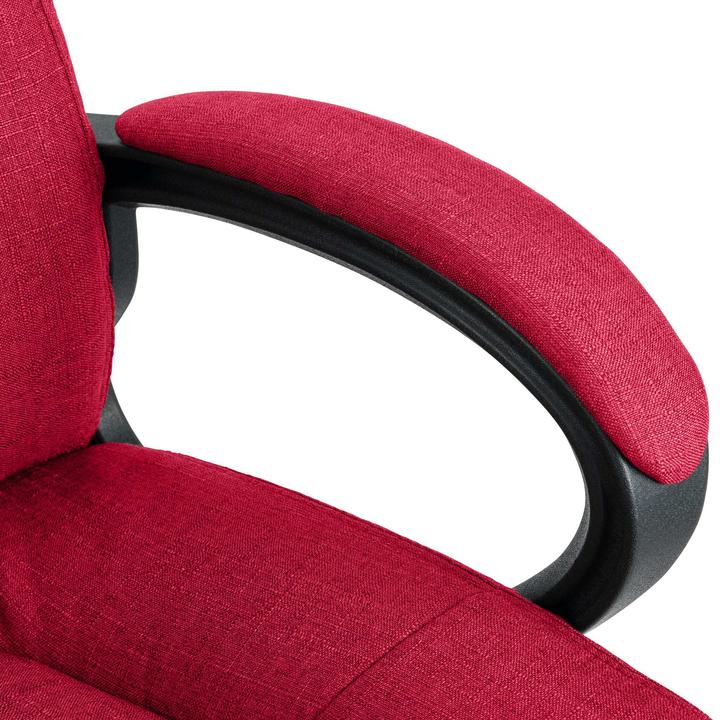 Actual product image CLP Office chair XL Sparta fabric, red (45 - 54 cm)