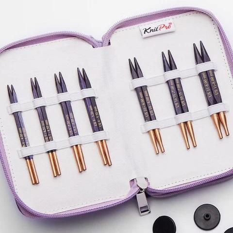 Actual product image Knitpro Jadore Cubics needle tips special set