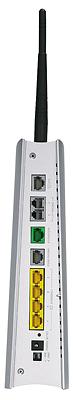Actual product image Zyxel P-2602HWNLI-I, ADSL VoIP router for SIP with Lifel