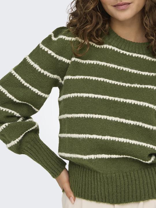 Actual product image JdY Regular fit High neck Long cuffs Puff sleeves Pullover Knitted jumper (L)